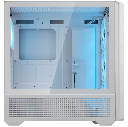 COUGAR Case MX600 RGB White, Full Tower, Mini ITX/Micro ATX / ATX / CEB / E-ATX, Type-C, USB 3.0 x 2, USB 2.0 x 1,4 Pole Headset Audio Jack, RGB Button, 120mm ARGB fan, Tempered glass, 235 x 515 x 478 (mm)