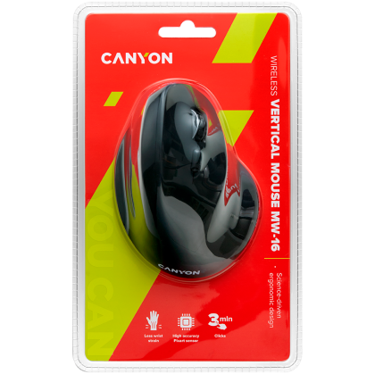 CANYON mouse MW-16 Vertical Wireless Black