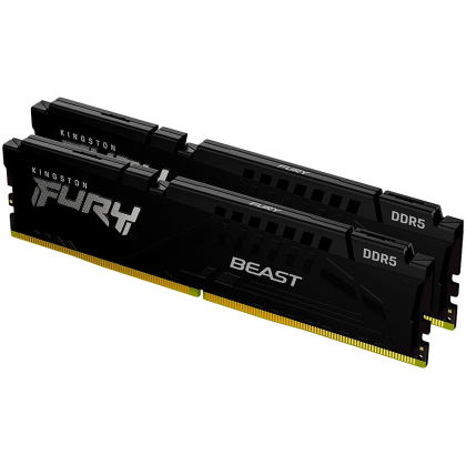 Kingston DRAM 16GB 5200MT/s DDR5 CL40 DIMM (Kit of 2) FURY Beast Black XMP