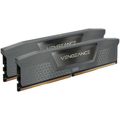 Corsair DDR5, 5600MT/s 32GB 2x16GB DIMM, Unbuffered, 40-40-40-77, Std PMIC, XMP 3.0, VENGEANCE DDR5 Black Heatspreader, Black PCB, 1.25V