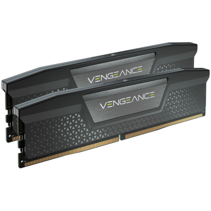 CORSAIR DDR5, 64GB (2x32GB) VENGEANCE DDR5 6000, CL38-44-44-96, 1.35V Std PMIC Intel XMP Memory - Black