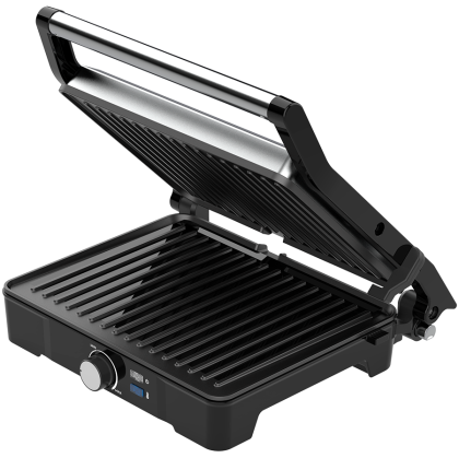 AENO Electric Grill EG2: 2000W, Temperature regulation, Max opening angle -180°, Plate size 290*234mm