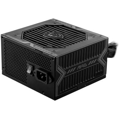 MSI MAG A750BN, 750W, 80 Plus Bronze, 120mm Low Noise Fan, Protections: OCP/OVP/OPP/OTP/SCP, Dimensions: 140mmx150mmx86mm, 5Y Warranty