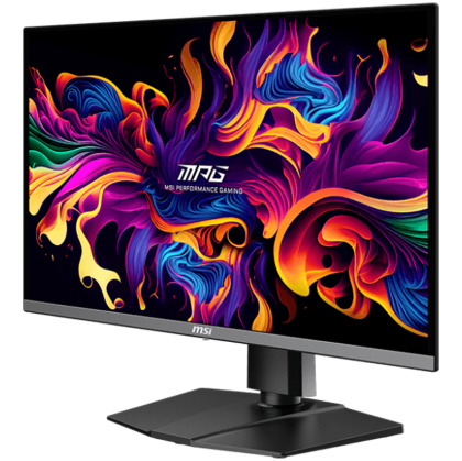 MSI MPG 271QRX QD-OLED Gaming Monitor, 27" 360Hz, WQHD (2560x1440) 16:9, QD-OLED Anti-Reflection, 0.03ms, 250nits, 1500000:1, 178°/178°, AMD FreeSync Premium Pro, Adjustable Stand, 1x DP, 2x HDMI, 1xType-C, 3x USB, 1xHeadphone out, 3Y Warranty