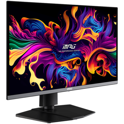 MSI MPG 271QRX QD-OLED Gaming Monitor, 27" 360Hz, WQHD (2560x1440) 16:9, QD-OLED Anti-Reflection, 0.03ms, 250nits, 1500000:1, 178°/178°, AMD FreeSync Premium Pro, Adjustable Stand, 1x DP, 2x HDMI, 1xType-C, 3x USB, 1xHeadphone out, 3Y Warranty