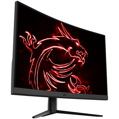 MSI G32CQ4 E2 Curved Gaming Monitor, 32" 170Hz, WQHD (2560x1440) 16:9, VA Anti-glare, 1ms, 1500R curve, 250nits, 3000:1, 178°/178°, Adaptive sync, Adjustable Stand, 1x DP, 2x HDMI, 1xEarphone out, 3Y Warranty