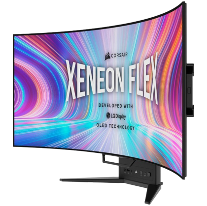 Corsair XENEON FLEX 45WQHD240 45-Inch OLED (3440 x1440), 240Hz Refresh Rate, Bendable Gaming Monitor