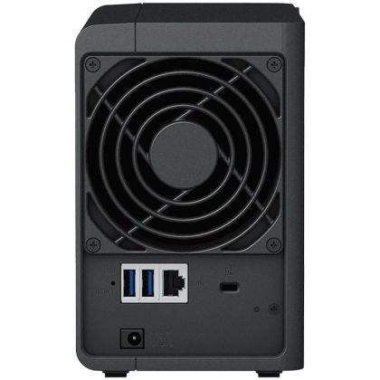 Synology DiskStation DS223, Tower, 2-bays 3.5'' SATA HDD/SSD, CPU 4-core 1.7 GHz, 2 GB DDR4 non-ECC, RJ-45 1GbE LAN Port, 3 x USB 3.2 Gen 1 Port, 1.28 kg, 2y