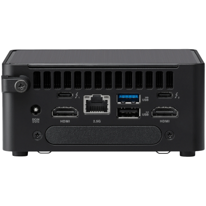 ASUS NUC 14pro/RNUC14RVHI300002I/Intel Core 3 100U/Intel Graphics/4xUSB/M.2 22x80 NVMe; 22x42 NVMe/2.5'' SATA slot/2,5Gbe LAN/2xHDMI/ 2x Thunderbolt 4 (USB-C+DP)/no Storage/no RAM/AX211.D2WG.NV/no OS/EU Cord/Tall Kit(L6)/EAN:4711387491409