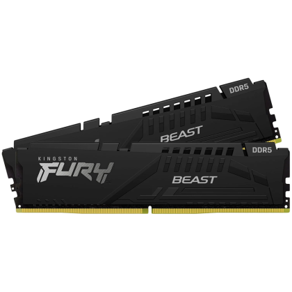 Kingston 32GB 6000MT/s DDR5 CL36 DIMM (Kit of 2) FURY Beast Black EXPO, EAN: 740617345841