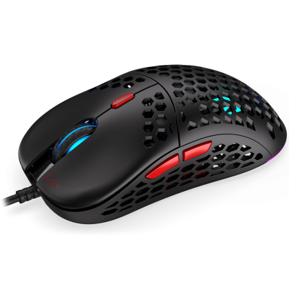 Endorfy LIX Plus Gaming Mouse, PIXART PAW3370 Optical Gaming Sensor, 19000DPI, 59G Lightweight design, KAILH GM 8.0 Switches, 1.8M Paracord Cable, PTFE Skates, ARGB lights, 2 Year Warranty