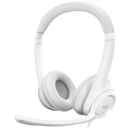 LOGITECH H390 Corded Headset - OFFWHITE - USB