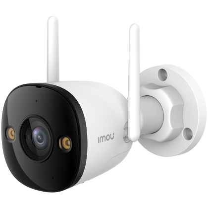 Imou Bullet 3, Smart full color night vision Wi-Fi IP camera, 5MP, 1/3" progressive CMOS, H.265/H.264, 30fps@1620, 2.8mm lens, FOV 94°, IR up to 30m, 8x digital zoom, 1x RJ45, micro SD up to 256GB, Built-in Mic & Speaker, 110dB Siren and spotlight