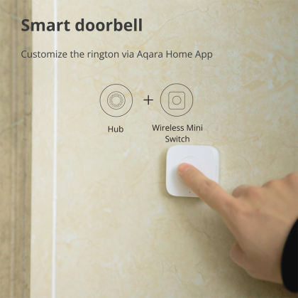 Aqara Wireless Mini Switch: Model No: WXKG11LM; SKU: AK010UEW01