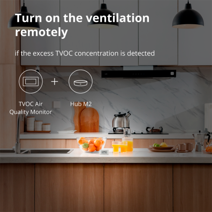 Aqara TVOC Air Quality Monitor: Model No: AAQS-S01; SKU: AS029GLW02