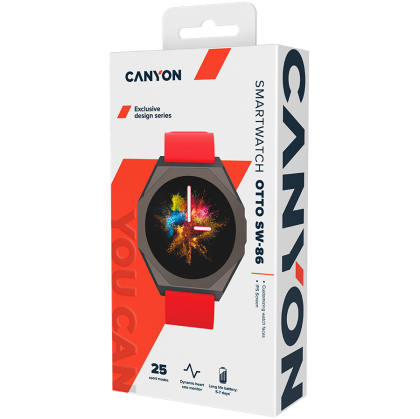 CANYON smart watch Otto SW-86 Red