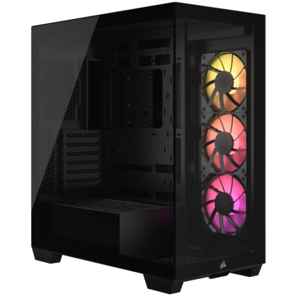 Corsair 3500X ARGB Tempered Glass Mid-Tower, Black