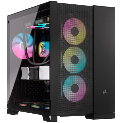 Corsair 6500D Airflow Tempered Glass Mid-Tower, Black, EAN:0840006664710