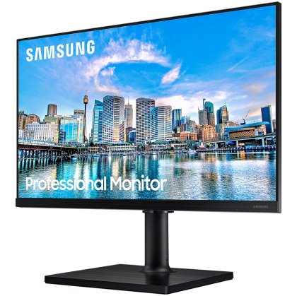 Monitor LED Samsung LF24T450FQRXEN 23.8", IPS, 16:9, FHD, 1,920 x 1,080@75Hz, 1000 : 1, 178/178, 5ms, 250cd/m2, 2xHDMI, 1xDP,  2xUSB 2.0, VESA, Tilt, Swivel, Pivot, Height Adjust