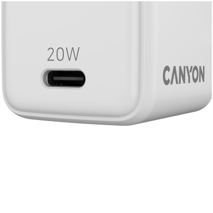 CANYON charger CU20C GaN 20W 1xPD EU White