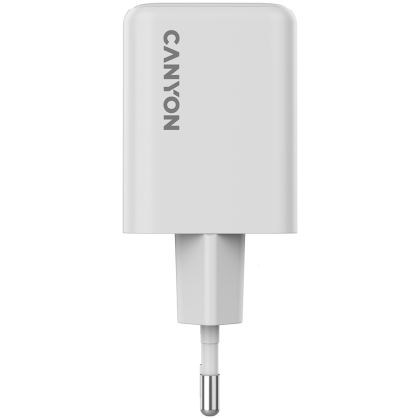 CANYON charger CU45AC GaN 45W 1xPD 1xQC EU White