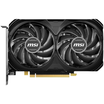 MSI Video Card Nvidia GeForce RTX 4060 TI VENTUS 2X BLACK 16G OC, 16GB GDDR6, 128bit, Boost: 2625 MHz, 18Gbps,  4352 CUDA Cores, PCIe 4 x 16, 3x DP 1.4a, HDMI 2.1a, RAY TRACING, Dual Fan, 1x8pin, 550W Recommended PSU, 3Y