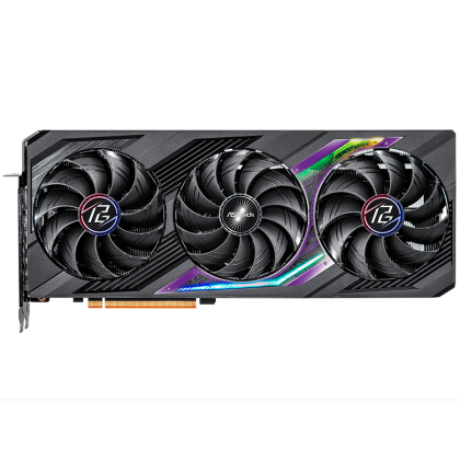 ASROCK Video Card AMD Radeon RX7700XT Phantom Gaming 12GB OC, GDDR6, 192-bit, 3x DisplayPort 2.1, 1x HDMI 2.1, 2x 8-pin Power Connectors, Recommended PSU 750W