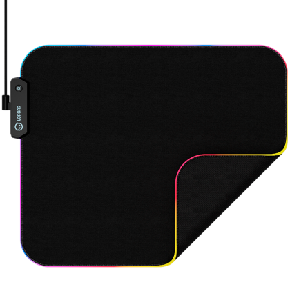 Lorgar Steller 913, Gaming mouse pad, High-speed surface, anti-slip rubber base, RGB backlight, USB connection, Lorgar WP Gameware support, size: 360mm x 300mm x 3mm, weight 0.250kg