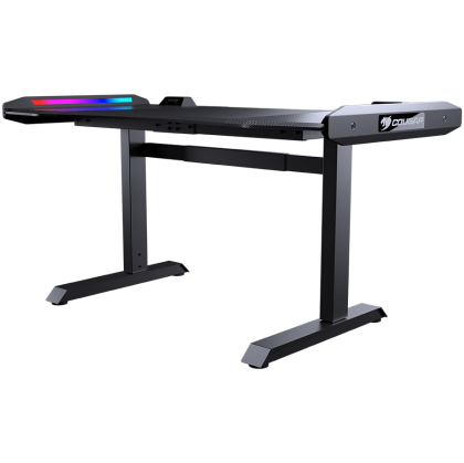 COUGAR Mars, Gaming desk, Multifunction Designs, Dual-sided RGB Lighting Effects, High-strength Welded Steel Frame for Maximum Stability, 1533 x 771 (mm), USB 3.0 x 2 / Audio Jacks x 2 /Power button / Reset button / Backlight button