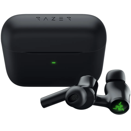 Razer Hammerhead HyperSpeed - Xbox Licensed, Wireless Multi-Platform Gaming Earbuds, Razer™ HyperSpeed Wireless, Active Noise Cancellation (ANC) Technology, Dual Environmental Noise Cancelling (ENC) Microphones, Bluetooth 5.2, Type-C charging cable