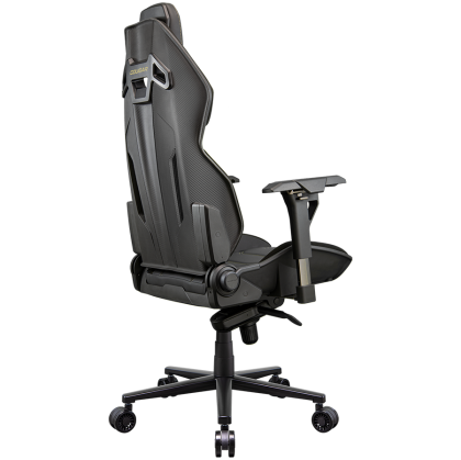 COUGAR Chair Hotrod Royal, Hyper-Dura leatherette, Micro suede-like texture, 150º Reclining, Piston Lift Height Adjustment, RocX, 4D Adjustable Armrest,Plus-Size Wheels, Class 4 Gas Lift Cylinder,