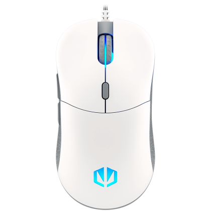 Endorfy GEM Plus Onyx White Gaming Mouse, PIXART PAW3370 Optical Gaming Sensor, 19000DPI, 67G Lightweight design, KAILH GM 8.0 Switches, 1.8M Paracord Cable, PTFE Skates, ARGB lights, 2 Year Warranty