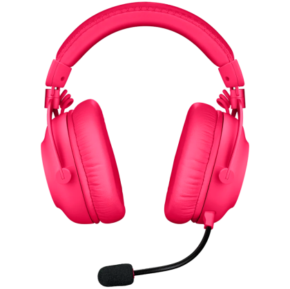 LOGITECH G PRO X2 LIGHTSPEED Wireless Gaming Headset - Blue Mic - MAGENTA