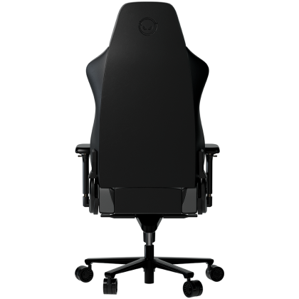 LORGAR Base 311, Gaming chair, PU eco-leather, 1.8 mm metal frame, multiblock mechanism, 4D armrests, 5 Star aluminium base, Class-4 gas lift, 75mm PU casters, Black + grey