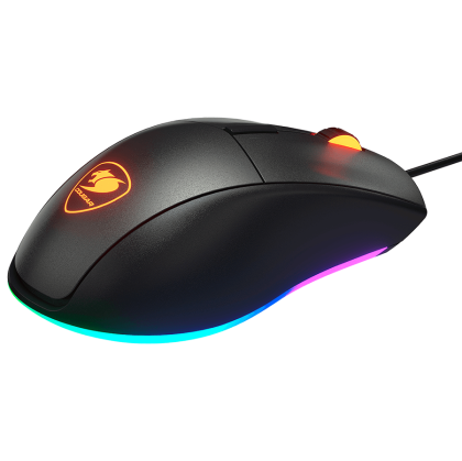 COUGAR Minos EX, Gaming Mouse, PAW3309 Optical gaming sensor, RGB Lightning, 6400 DPI, 1000Hz Poling rate, 20M gaming switches, 1.8m Cable length, 89g.