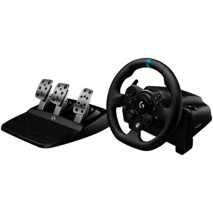 LOGITECH G923 Racing Wheel and Pedals - PC/XB - BLACK - USB