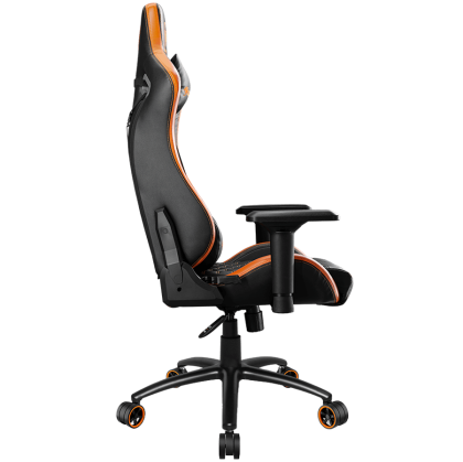 COUGAR OUTRIDER S, Gaming Chair, Body-embracing High Back Design, Premium PVC Leather, Head and Lumbar Pillow, 180º Reclining, Full Steel Frame, 4D Adjustable Armrest, Class 4 Gas Lift Cylinder