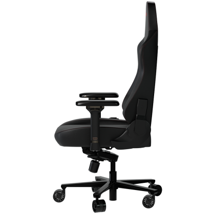 LORGAR Embrace 533, Gaming chair, PU eco-leather, 1.8 mm metal frame, multiblock mechanism, 4D armrests, 5 Star aluminium base, Class-4 gas lift, 75mm PU casters, Black