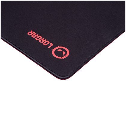 Lorgar Main 325, Gaming mouse pad, Precise control surface, Red anti-slip rubber base, size: 500mm x 420mm x 3mm, weight 0.4kg