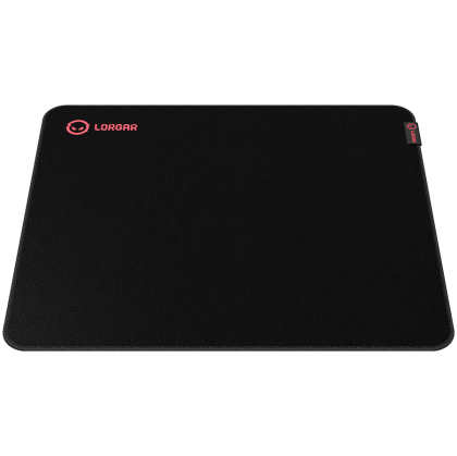 Lorgar Main 325, Gaming mouse pad, Precise control surface, Red anti-slip rubber base, size: 500mm x 420mm x 3mm, weight 0.4kg