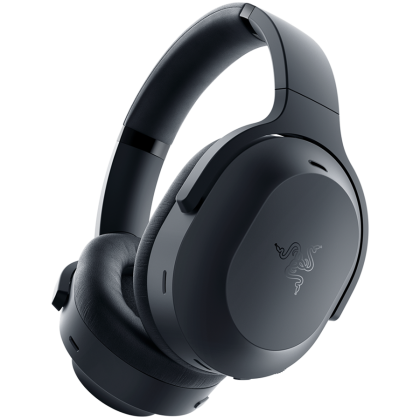 Razer Barracuda Pro Wireless Gaming Headset with Hybrid ANC, Razer TriForce 50mm Drivers, Dual Integrated Noise-Cancelling mics, Pressure-Relieving Memory Foam, THX Spatial Audio, 40hrs, Dual Wireless, Type-C, Compatible  PC, PlayStation, MD, Android