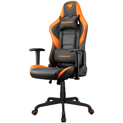 COUGAR Armor Elite Gaming Chair, Adjustable Design, Breathable PVC Leather, Class 4 Gas Lift Cylinder, Full Steel Frame, 2D Adjustable Arm Rest, 160º Reclining, Adjustable Tilting Resistance