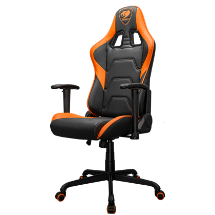 COUGAR Armor Elite Gaming Chair, Adjustable Design, Breathable PVC Leather, Class 4 Gas Lift Cylinder, Full Steel Frame, 2D Adjustable Arm Rest, 160º Reclining, Adjustable Tilting Resistance