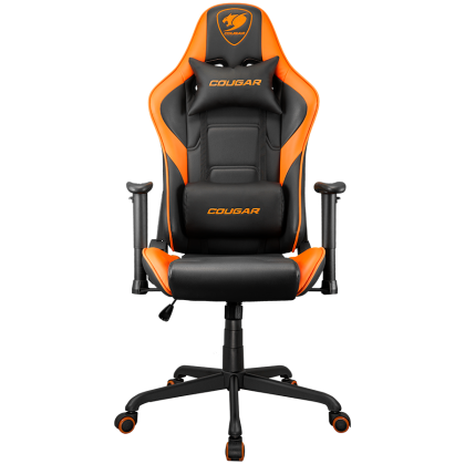 COUGAR Armor Elite Gaming Chair, Adjustable Design, Breathable PVC Leather, Class 4 Gas Lift Cylinder, Full Steel Frame, 2D Adjustable Arm Rest, 160º Reclining, Adjustable Tilting Resistance