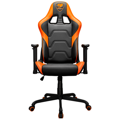 COUGAR Armor Elite Gaming Chair, Adjustable Design, Breathable PVC Leather, Class 4 Gas Lift Cylinder, Full Steel Frame, 2D Adjustable Arm Rest, 160º Reclining, Adjustable Tilting Resistance