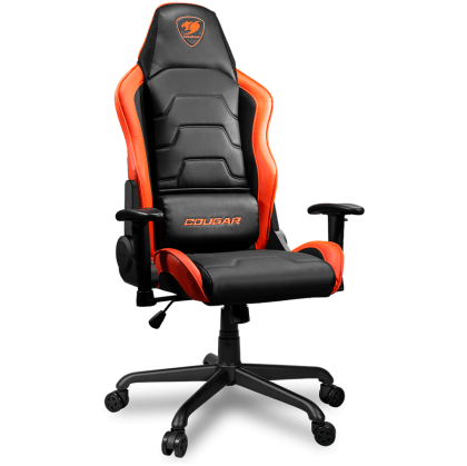 COUGAR ARMOR AIR, Gaming Chair, Breathable Mesh Back Design + Detachable Soft Foam Leather Cover, Lumbar Pillow, High Density Shaping Foam, Adjustable Tilting, 2D Adjustable armrest, Full Steel Frame, Class 4 Gas Lift Cylinder