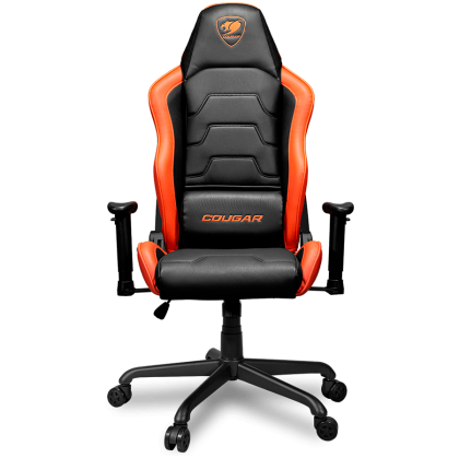 COUGAR ARMOR AIR, Gaming Chair, Breathable Mesh Back Design + Detachable Soft Foam Leather Cover, Lumbar Pillow, High Density Shaping Foam, Adjustable Tilting, 2D Adjustable armrest, Full Steel Frame, Class 4 Gas Lift Cylinder