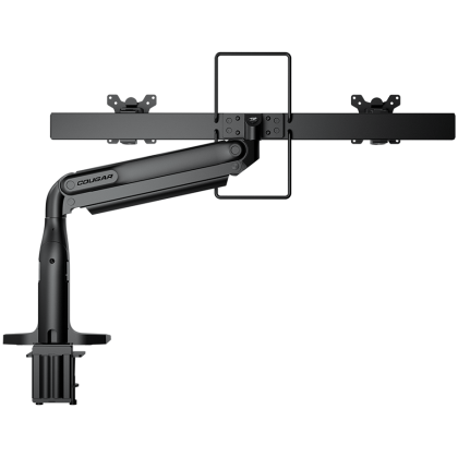 COUGAR DUO35 Heavy-Duty Dual Monitor Arm, Gas Spring, Stable and Smooth Motion, Silent, Micro Damper, 35" x 2, max 20kg