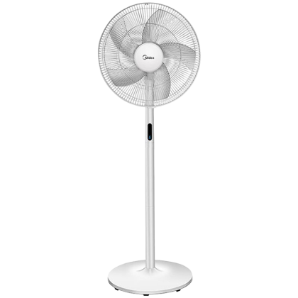 Stand fan, 48W, 40cm, 8 Speeds, 8H timer, LED display, electric control with remote, 3-in-1: Stand/Table/Table+Stand, control panel on rear motor cover, air flow: 41m³/min, noise level: 38-65 dB, Oscillation  85°, Tilting, 41m³/min, sleep mode