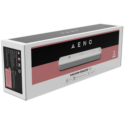 AENO Vacuum sealer VS1: 85W, 65kPa, 2 modes: Vac+Seal, Seal, Compact size, Max Pocket Width 30 cm